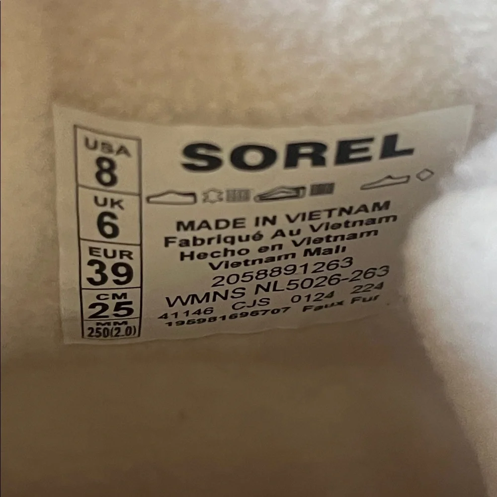 Worn once SOREL Explorer Carnival Waterproof Boots